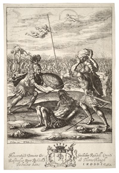 Aeneas and Diomedes by Wenceslaus Hollar